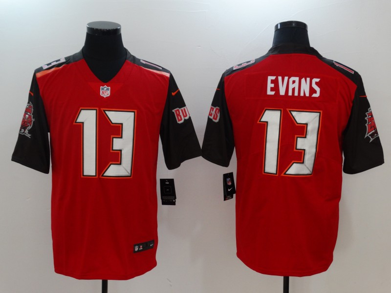 Men's Tampa Bay Buccaneers Mike Evans #13 Red Jersey
